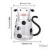 Cow Glass Water Pitcher Bedside Milk Carafe with Cup Glass Cute Cow Glass Tea Pitcher Kettle Jug Water Carafe for Midnight Drink