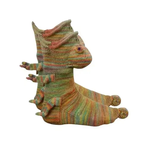 Christmas Socks Unisex Winter Warm Floor Sock Shark Fish Chameleon Crocodile Knitted Socks Cute Novelty New Men Women Xmas Gift